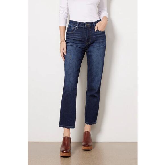 Kut From The Cloth Reese High Rise Fab Ab Ankle Straight Leg Jeans Blue Size 6 - Picture 1 of 9